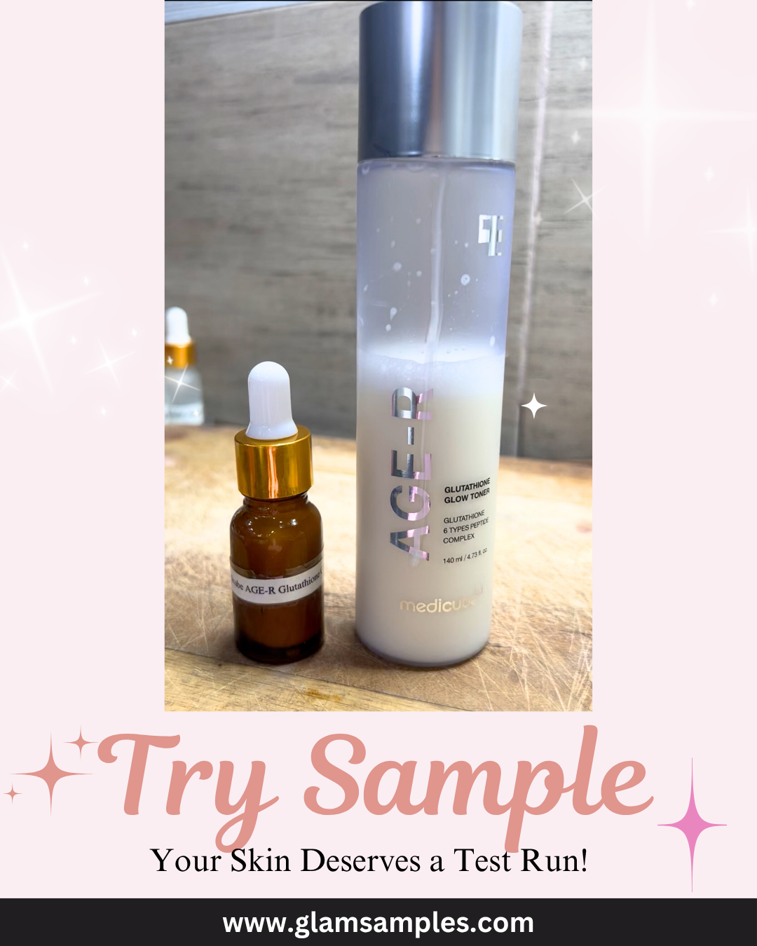 Medicube AGE-R Glutathione Glow Toner - Sample 10ml