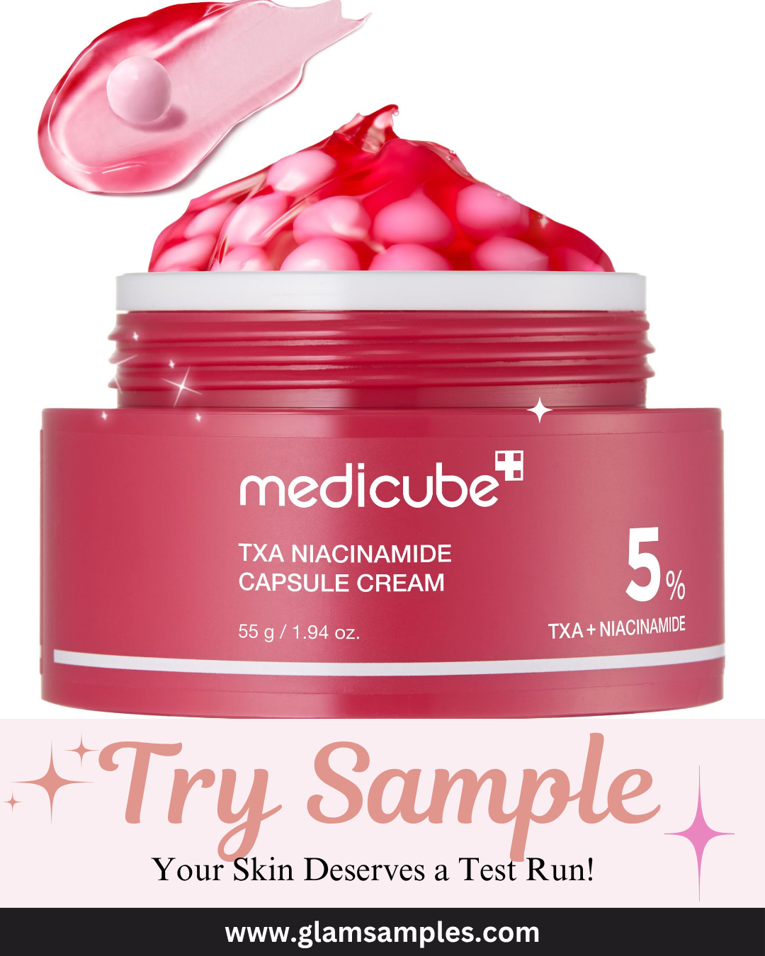 Medicube TXA Niacinamide Capsule Cream - Sample 10ml